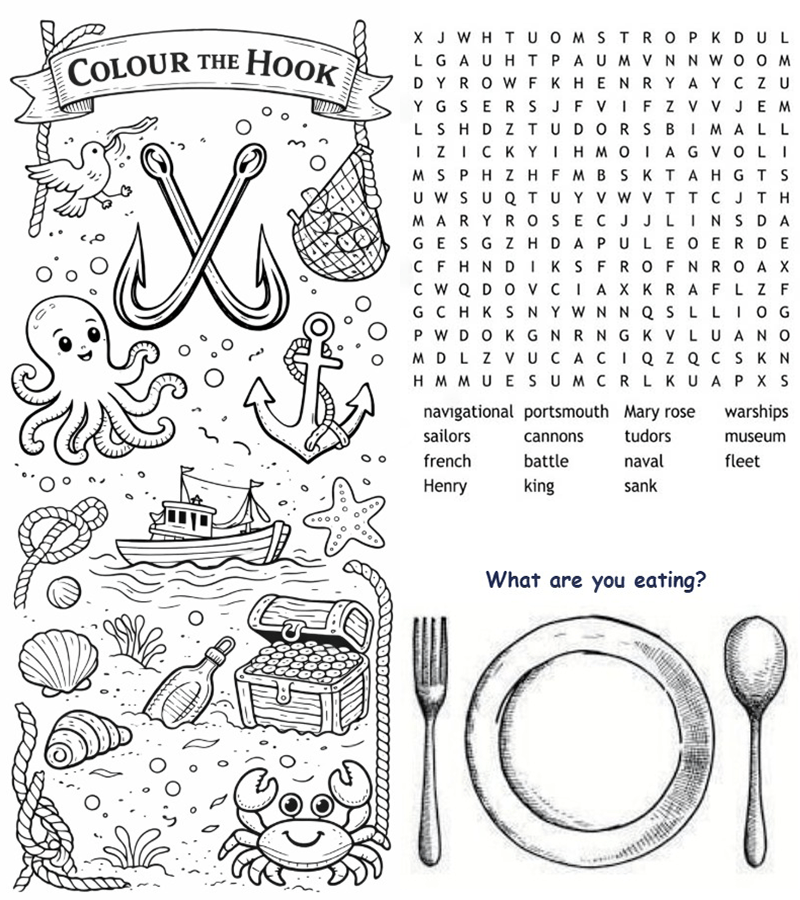 The Hook Childrens menu image